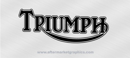Triumph Motorcycles Decals - Pair (2 pieces)